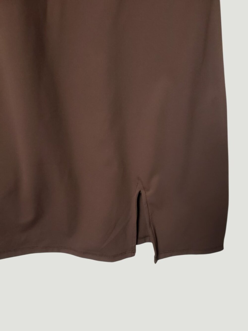 QINSEN Womens Tennis/Golf Dress Polo Collar Racer Back  W/Shorts Brown Large - Picture 14 of 15
